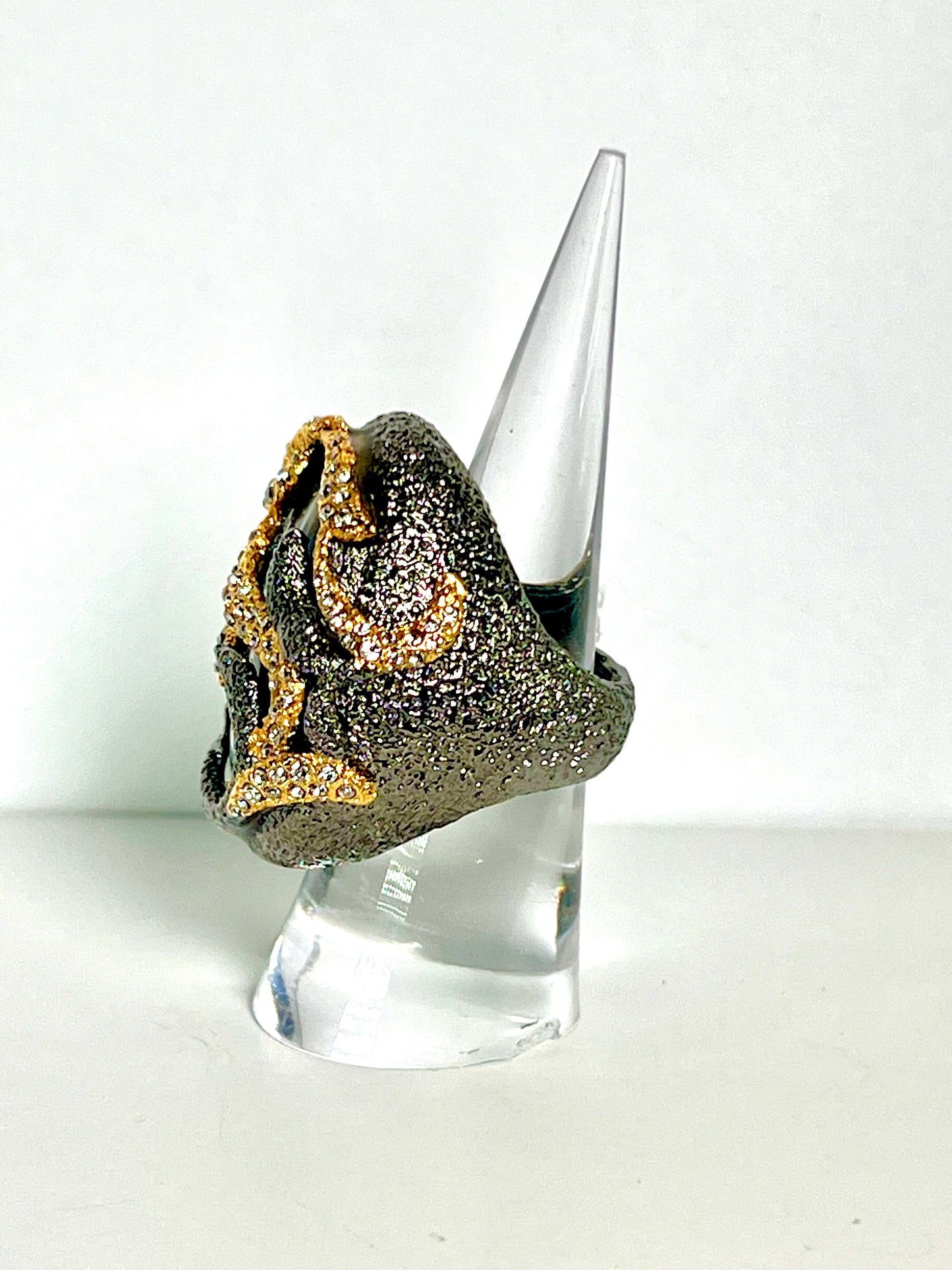 Alexis Bittar Labradorite Swarovski Crystals Ring