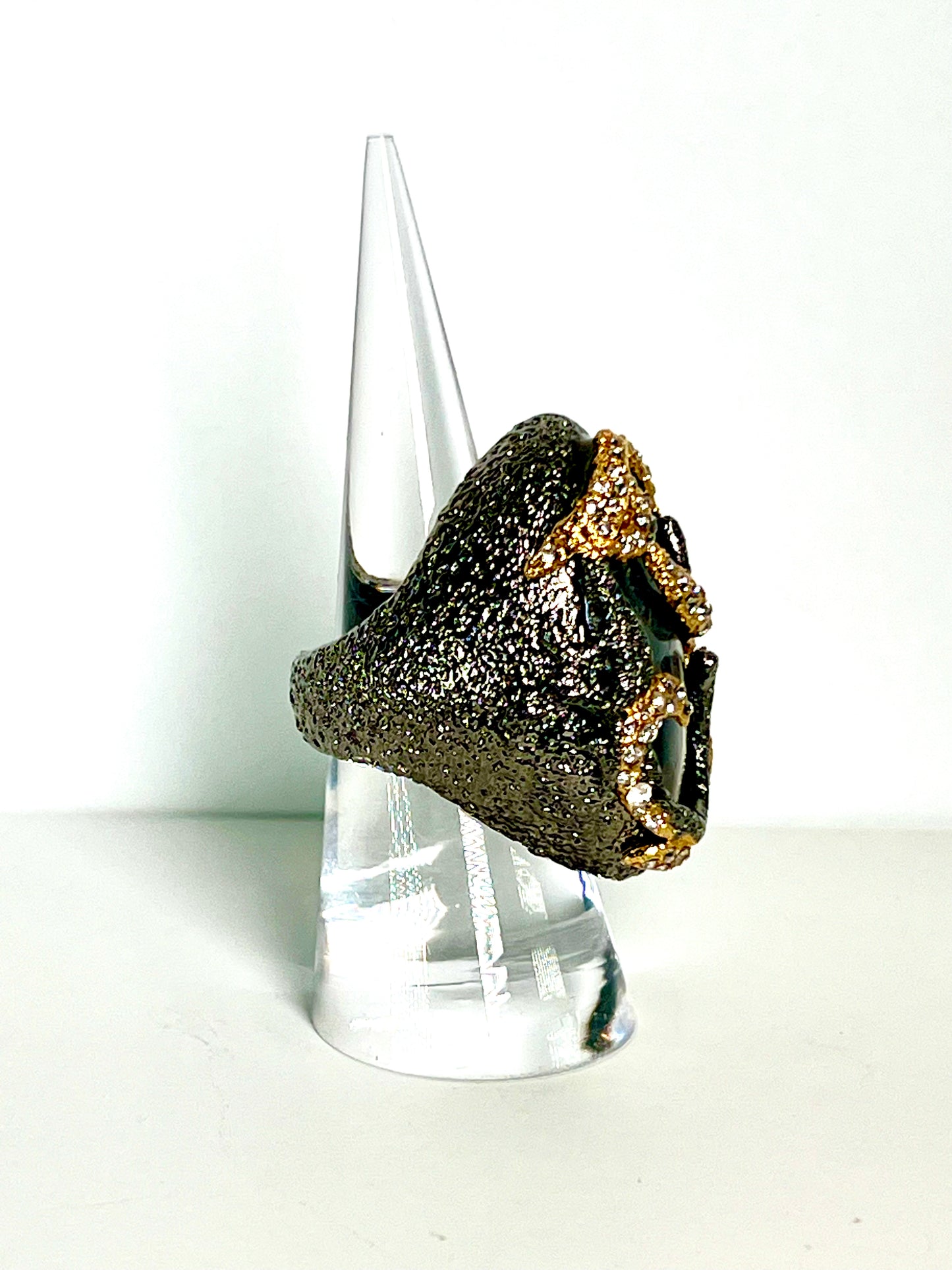 Alexis Bittar Labradorite Swarovski Crystals Ring